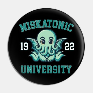 Miskatonic University Cthulhu - Creepy Cute Lovecraft Pin