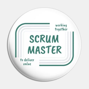 Agile Scrum Master Pin