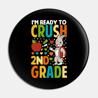 Second Grade Back To School Pin