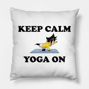 Keep calm and YOGA Pillow