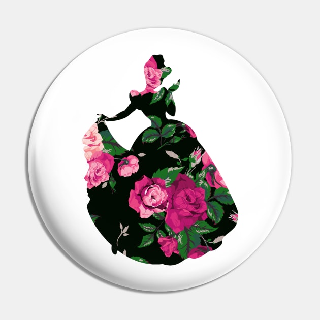 Cinderella Floral Pin by ImagineTheMagic