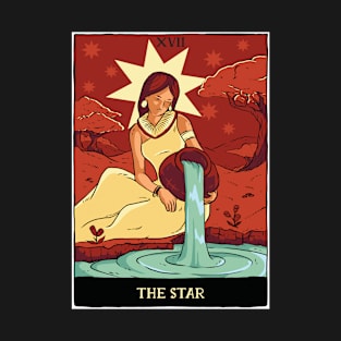 Tarot Card - The Star - Occult Gothic Halloween T-Shirt