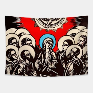 Our Lady Mother of God among the Apostles Tapestry