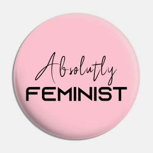 Feminist t-shirt Pin