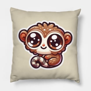 Mongoose Critter Cove Cute Animal A Splash of Forest Frolics and Underwater Whimsy! Pillow