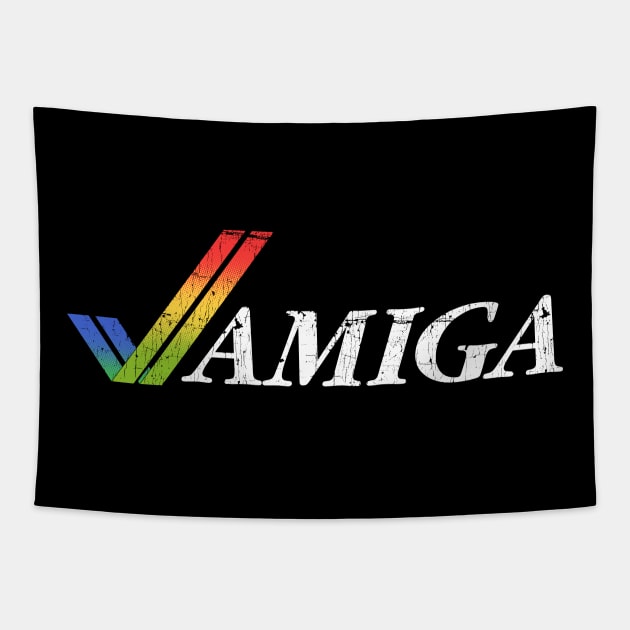 Commodore Amiga - Retro logo Tapestry by Sachpica