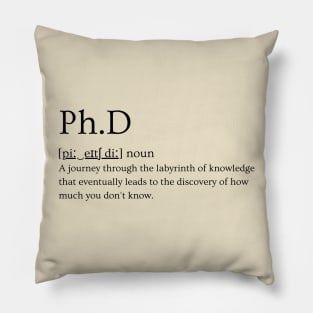 PhD: Journey of how much you don't know Pillow