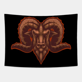 Goat Head Tapestry