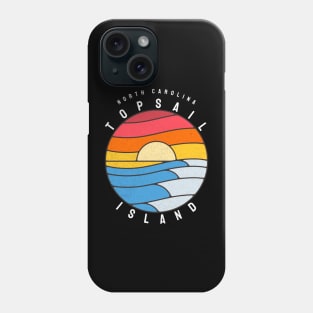 Topsail Island, NC Stained Glass Sunrise Summertime Phone Case