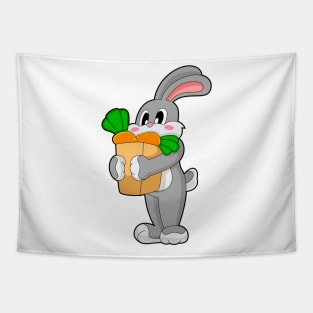 Rabbit Shopping bag Carrot Vegetables Tapestry