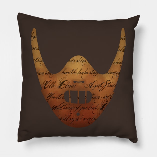 Hello, Clarice Pillow by AlexMathewsDesigns