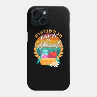 Happy Shavuot Jewish Celebration Hebrew Judaism Holiday Vintage Phone Case