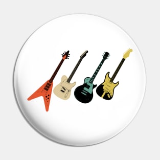 Vintage Guitars Pin