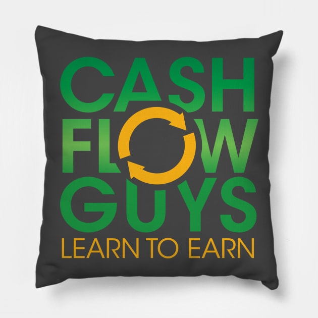 Cash Flow Guys Pillow by Tylersheff