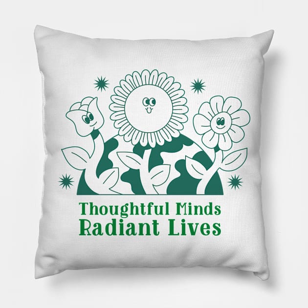 Mind wellness Pillow by Ainiax