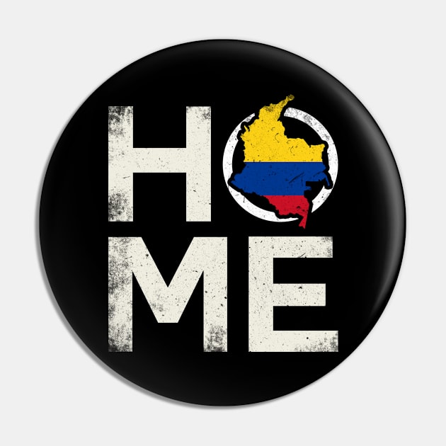 Colombia flag. Perfect present for mom mother dad father friend him or her Pin by SerenityByAlex