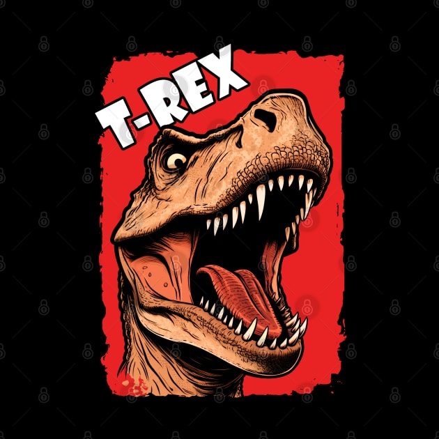 Tyrannosaurus Rex Prehistoric T-Rex Dino Animal by Juka