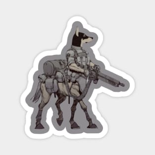 Lying Dog Faced Pony Soldier Magnet