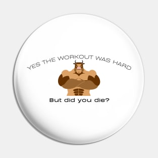 Hard Workout Motivation Pin