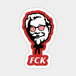 Kentucky Fried Brains- the colonel goes wild Magnet