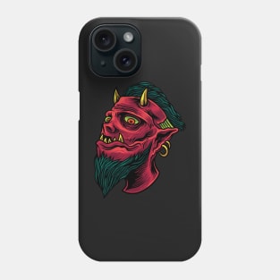 The deavil head! Phone Case