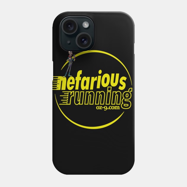 Oz 9 the Karin Heimdahl collection - Nefarious Running 2 Phone Case by Oz9