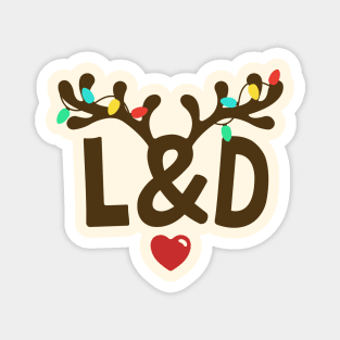 L&D Nurse Christmas Magnet