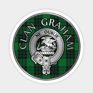 Clan Graham Crest & Tartan Magnet