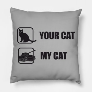 Your Cat and My Cat Pz-V Panther Pillow