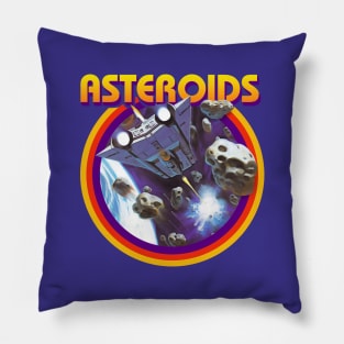 80s retro vintage videogame Pillow