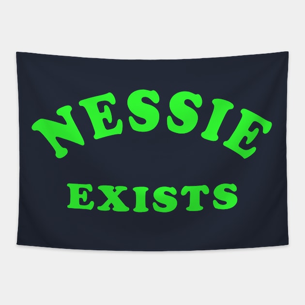 Nessie Exists Tapestry by Lyvershop