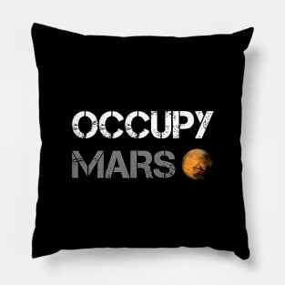 Occupy Mars Pillow