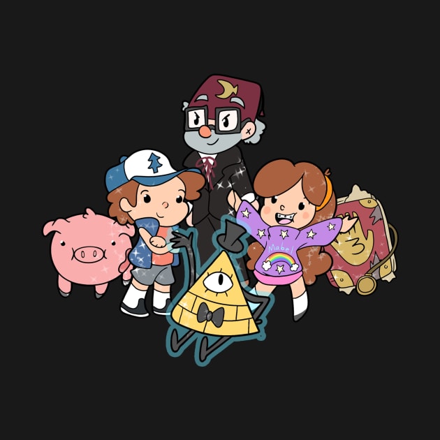 Gravity Falls Friends by Sam Sawyer