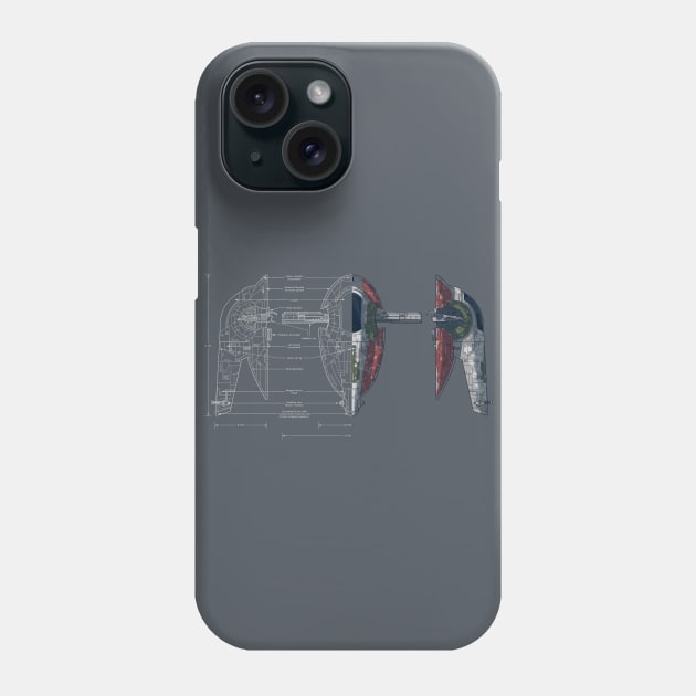 Slave I- Minimal Phone Case by Tim Anderson