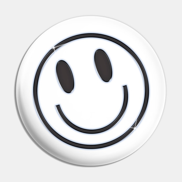 Smiley face Pin by design-universe