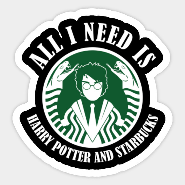 Download Harry Potter Starbucks - Harry Potter - Sticker | TeePublic