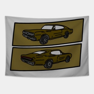 classic muscle car Tapestry