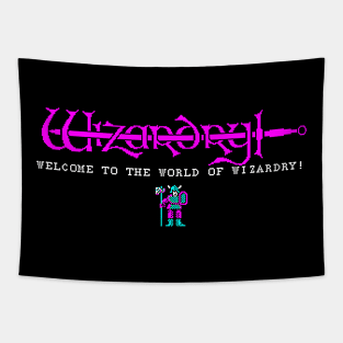 Wizardry Title Screen Tapestry