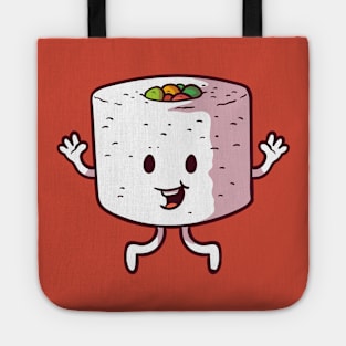 Cute Cartoon Sushi Roll Tote