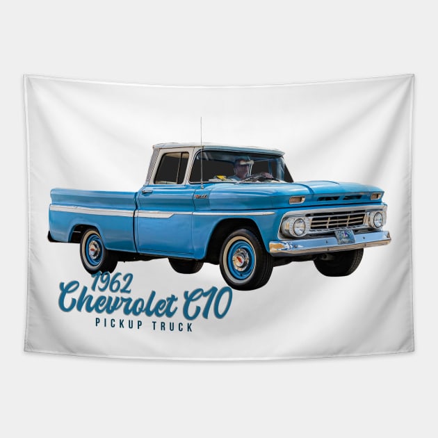 1962 Chevrolet C10 Pickup Truck Tapestry by Gestalt Imagery