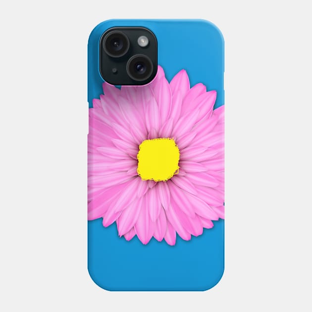 Daisy Pink Yellow Sunflower T-Shirt/tee Phone Case by EllenDaisyShop