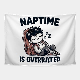 Naptime is Overrated, back to school Tapestry