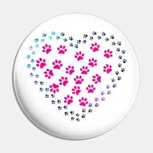 dog feet lover Pin