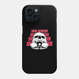Skull social distortion Phone Case