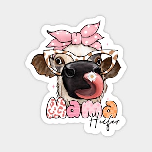 Mama Mother's Day Funny Cow Bandana Magnet