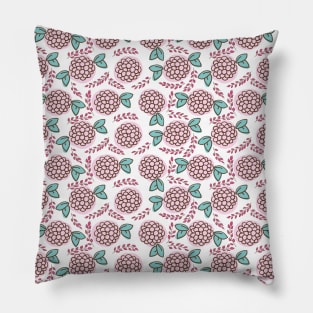 Cute round flowers Pillow