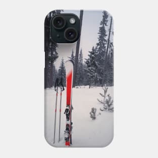 Pair of skis Phone Case