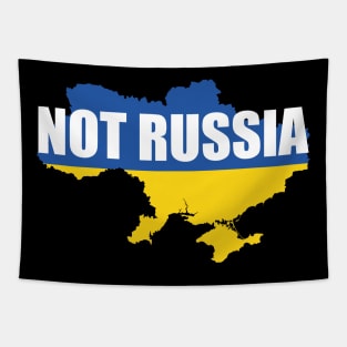 Support Ukraine I Stand With Ukraine It's Not Russia Tapestry