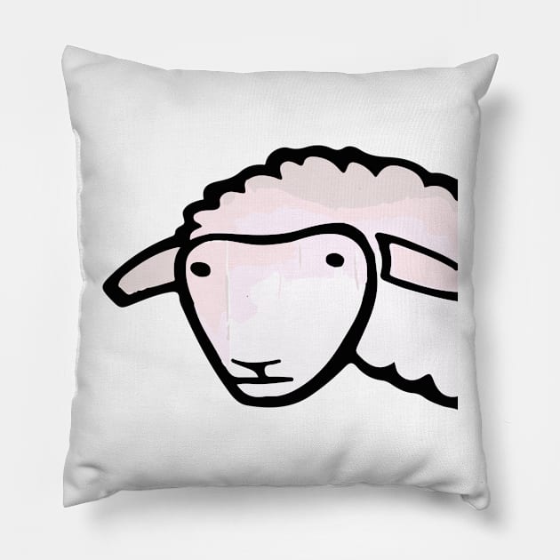 Sheep Pillow by PopGraphics