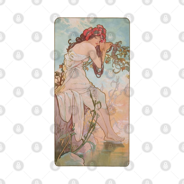 Four Seasons by Mucha, Autumn by academic-art